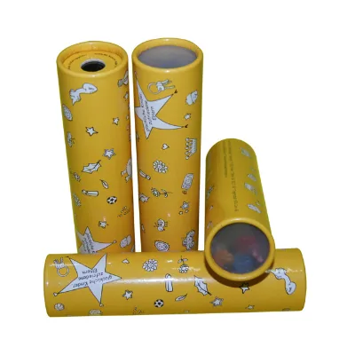 HonGe Wholesale Kaleidoscope Toy One Piece Structure with Custom Printing  Paper Kaleidoscope