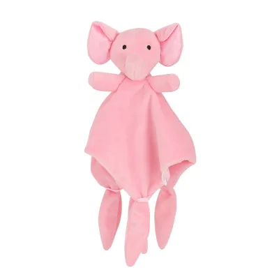 Baby Security Blankets Boy Girl Cotton Muslin Super Soft Baby Security Blankets With Animal