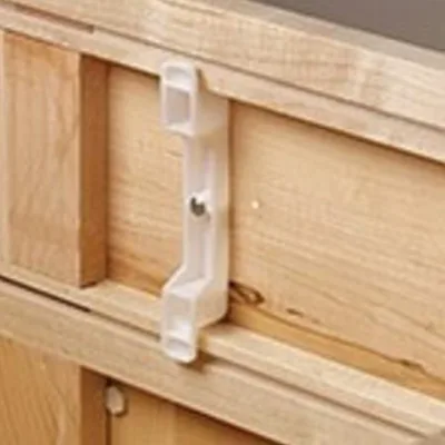 WELLTOP 14.106 Wholesale Cabinet Accessory Furniture Connectors False Front Fixing Drawer Clips with Screws