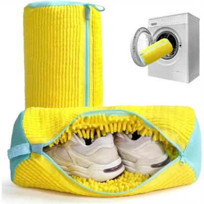 RXZZ Reusable Shoe Washing Machine Bag, Washable Laundry Protector for Sneakers and Sole, Magic Cleaning Bag for Shoes
