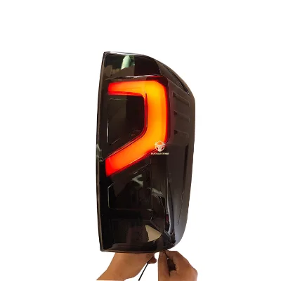 For 2016 Navara Np300 Exterior Accessories Tail Light Car Rear Light Smoke Black