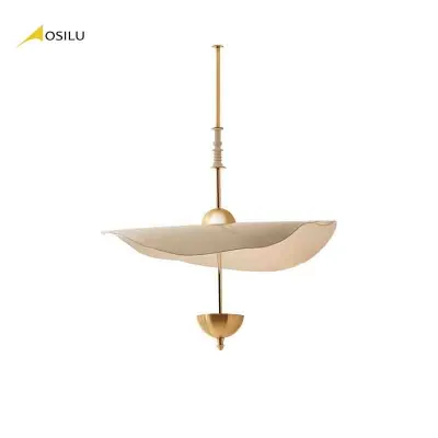 Nordic Designer Simple Creative Personalized UFO Lotus Leaf Pendant Light Luxury Dining Room Bar Chandeliers Pendant Lights