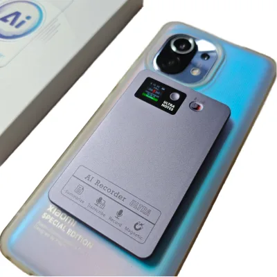 SDK/APP/API ChatGPT-5 Plus Pro Free 1-Year Sub Zinc Alloy Model 922 Digital Voice Recorder WAV AI Note Taker 64GB 36H Long Time