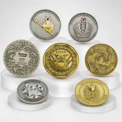 Coins Investment Coin with Protective Capsule for Coin Collectors