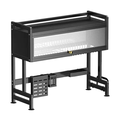 Multifunctional Metal Household Kitchen Storage Rack with Dish Drain Kitchen Islands & Carts Product