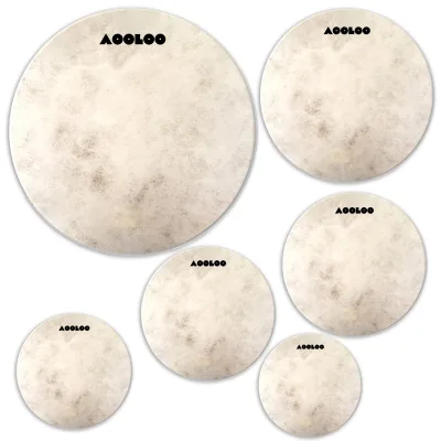 Drum Head for Conga Heads Synthetic Leather Beige Drum Skin