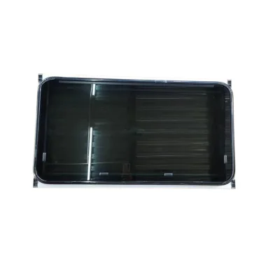 4R70 Tempered Glass RV Window with ABS Sun Shade & Insect Screen CCC DOT Approved for Camper Trailers 1000*600