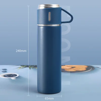 304 Stainless Steel Thermos Cup Teacup Cup Three Cover Business Gift Box Set Outdoor Water Cup Activity Gift Wholesale