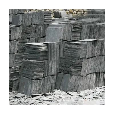 Natural Slate Stone Exterior Veneer Modern Decoration Roof Tile Slate