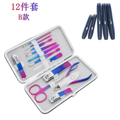 10pcs/bag Colorful Sanding Wooden Nail Stick Sanding Wood Nail Crevice Cleaning Nail Tool