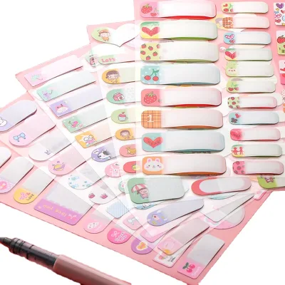 Personal Name Tag Labels Eco-friendly Decorative Waterproof Stickers for Cute Children School Stationery Water Bottle Scrapbook