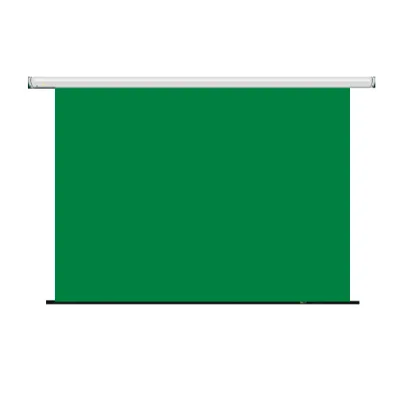84 Inch 4:3 Motorized Drop Down Green Screen, Professional Live Background, Special for Camera