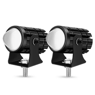 Headlight Motorcycle Universal Motorcycle LED Headlight Projector Lens Dual Color Led Headlights Motorcycle