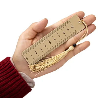 Custom Metal Bookmark Ruler for Books,Laser Cut Personalised Book Marks Copper,Metal Bookmarks Bulk