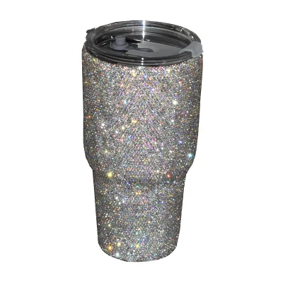 Bling Rhinestone Cup 20oz/30oz Travel Tumblers for Cars Hot & Cold Coffee Mugs with Straw Stylish Mugs