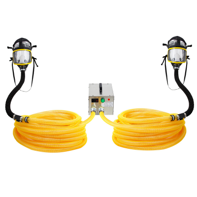 Double Person Powered Long Tube Air-purifying Breathing Apparatus