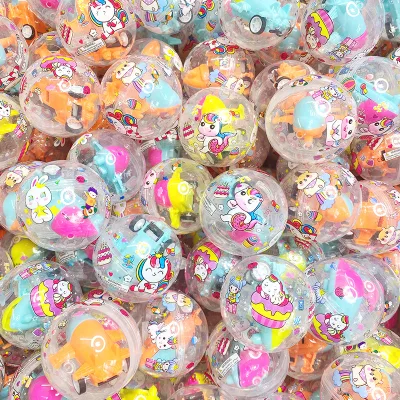 75mm Multiple Colour Mini Capsule With PVC Action Figure Toy Vending Machine Capsule Toys Suitable for Claw Machine