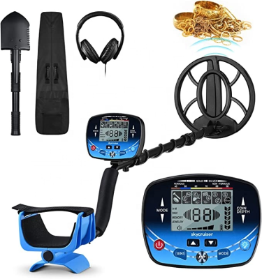 Advanced Underground Gold Finder with All Metal Discrimination Mode and Professional Smart Pinpoint for Treasure Hunting