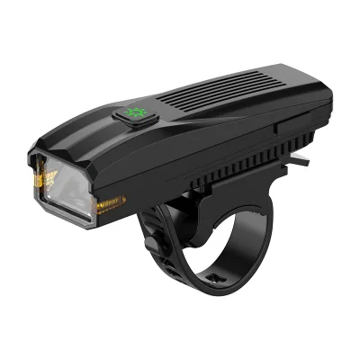 Mountain Bike Waterproof Portable LED Highlight Lamp Bead Charging USB Warning Rechargeable Headlight for