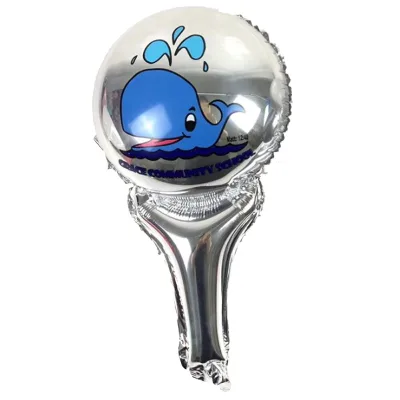 Hand Hold Balloon Printable Custom Foil Balloons Party Decoration EXW Balloon Supplier Kid Toy