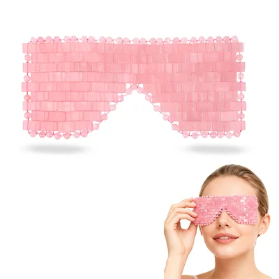 Hot Sale Premium Crystal Cooling Therapy Mask Natural Eye Mask Feel the Chill Eye Massager for Home Use