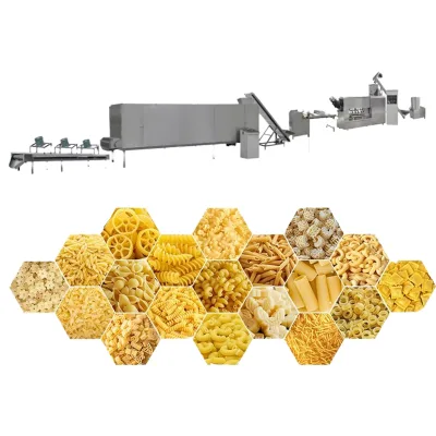 Electric Industrial Pasta Single Screw Extruder with Dryer Commercial Use 150kg/h Capacity 220V 7.5-45kW Power