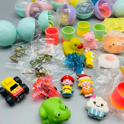 Hot Quality 65mm Plastic Toy Classic Bulk Vending Machine Capsules for Kids Gift