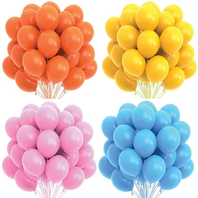 Custom Wedding Birthday Party SUPPLIES Decorations Kids Dark Blue Globos 10/12inch Colorful Party Latex Balloons
