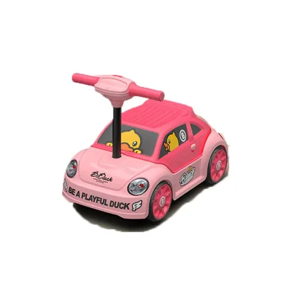 New Design Little Yellow Duck Cartoon Baby Car Universal Wheel Baby Children Toys Balance Scooter Children Twister Car