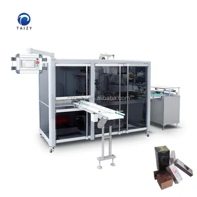 Perfume Box Playing Card Cellophane Sealing Machine Cellophane Film Over Wrap Packing Machine