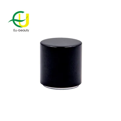 Factory Price FEA 15mm Shiny Black Magnetic Perfume Aluminum Cap Perfume Bottle Cap