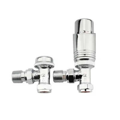 Brass Manual Angled Heating Radiator Valves for Heating System