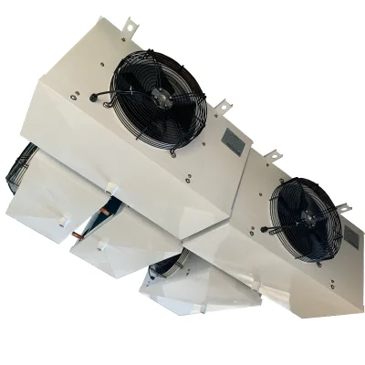 6mm Fin Space air Cooler Is Designed for -5 ~ 23'C/23~-10'F Cold Room in Meat Processing Plants and Ice Storage Applications