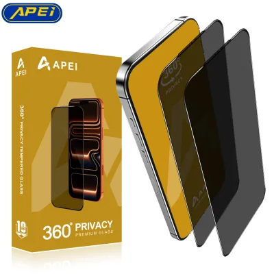 360 Degree Anti-Spy Privacy 9H 2.5D Full Coverage Anti-Scratch Bubble-Free Tempered Glass Mobile Phone Protector De Pantalla