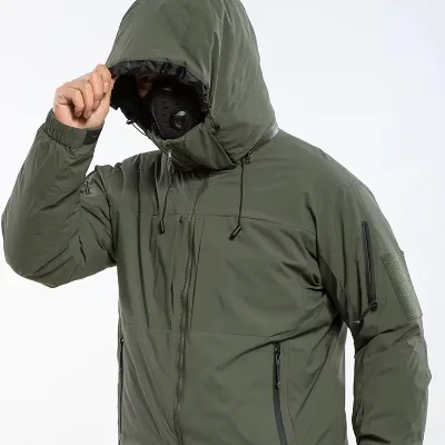 Mens Outdoor Travel Camouflage Cotton Jacket Waterproof Windproof Warm Hiking Camping Outerwear