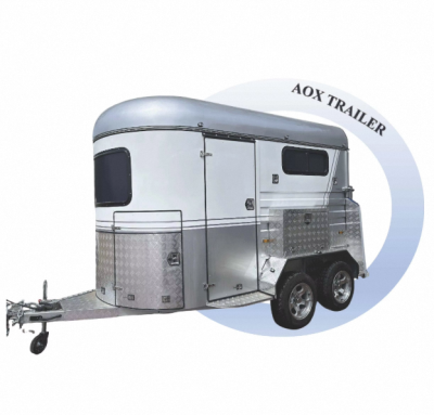 Spacious Horse Trailer Miniature Horse Trailer Aluminum Living Quarters Horse Trailer