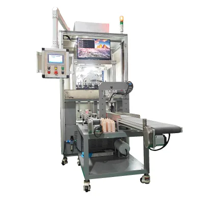 High Precision Inline Fully Automatic Vision Inspection Machine with Eight Station Rotary Design and Good Bad Product Separation