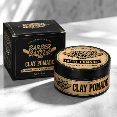 Retail Solution Strong Texture Hair Matte Clay Pomade Lightweight Feel for Specialty Beauty Retailers