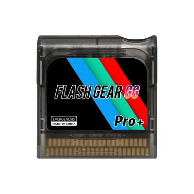 For GameGear Pro+ Flash Cart Cartridge with 4GB Memory Card Pre-loaded with Games Plastic Material