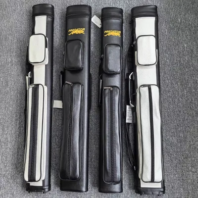 Wholesale Nine-ball Billiard Cue Case 2-Hole 4-Hole 6-Hole Storage Box 1/2 Rod Box PU Material