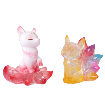 Japanese Collection Gift Statue Sitting Fox Animation Anime Model Action Figure
