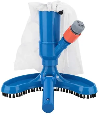 Swimming Pool Cleaning Tool - Professional Pond Jet Vacuum Brush Pool Brush Skimmer Cleaner Spa Tool Fast Cleaning
