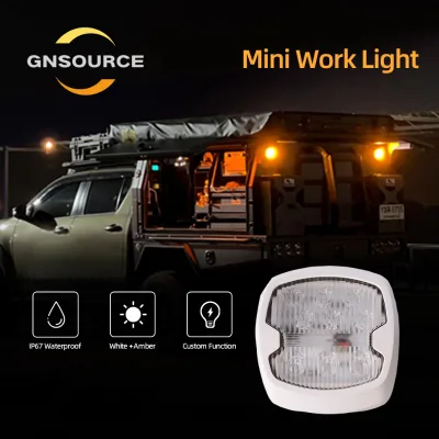 High Quality DC12V Waterproof IP67 Aluminum Alloy Mini Vehicle Shelf Light Bracket Mounting White 4000k Led Light for Landscape