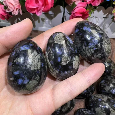 Wholesale High Quality Crystals Eggs Que Sera Stone Healing Stone Around 45 Mm Llanite Eggs for Decoration