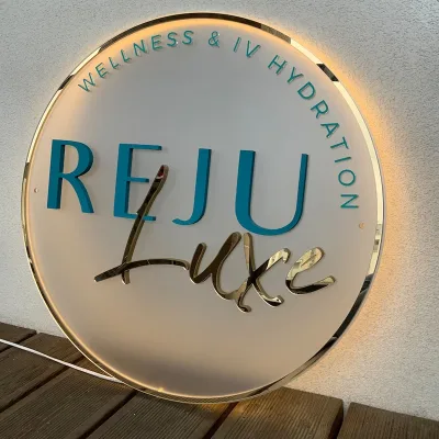 Custom Acrylic Led Sign Board Salon Dimmer Channel Letters Signboard Business Sign Light up Letters Backlit Signs for Office