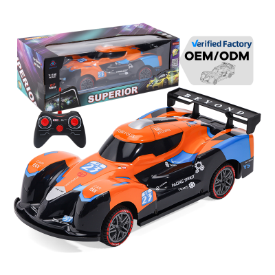 Easy Operate 1:12 Sports Vehicle Model Remote Control Racing Car With Cool Light
