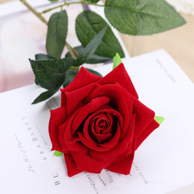 Classic Rose Artificial Flowers Essential Artificial Rose Velvet Rose