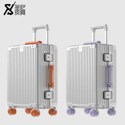 Luggage Female 2025 New Multi Color Matching 20 Inch Boardable Durable Travel Password Box Silent Bearings Shock Absorbed Wheels