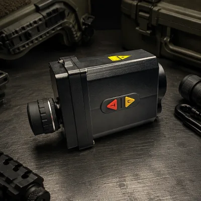 Handheld Laser Rangefinder 1064nm Nd:YAG Long Range Distance Meter Laser Measuring 15km Monocular RS232 Serial Output
