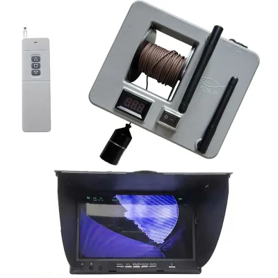 Real-Time Camera Sonar 7inch Screen 500M Underwater Fishing Finder With Camera Sonar for Bait Boat